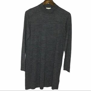H&M BASIC gray lightweight sweater dress